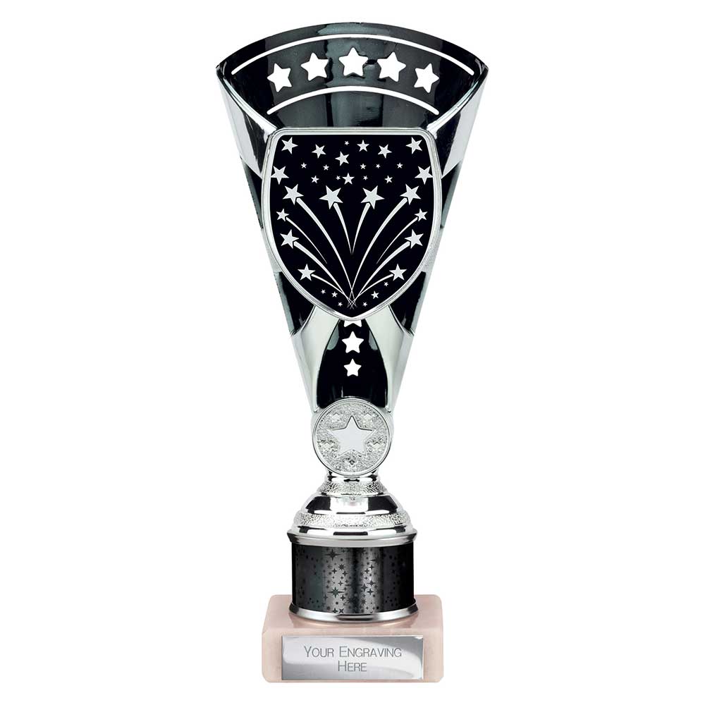 Cobra Star Black & Silver Tube Trophy