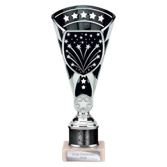 Cobra Star Black & Silver Tube Trophy