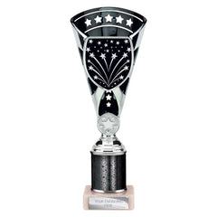 Cobra Star Black & Silver Tube Trophy