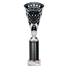 Cobra Star Black & Silver Tube Trophy