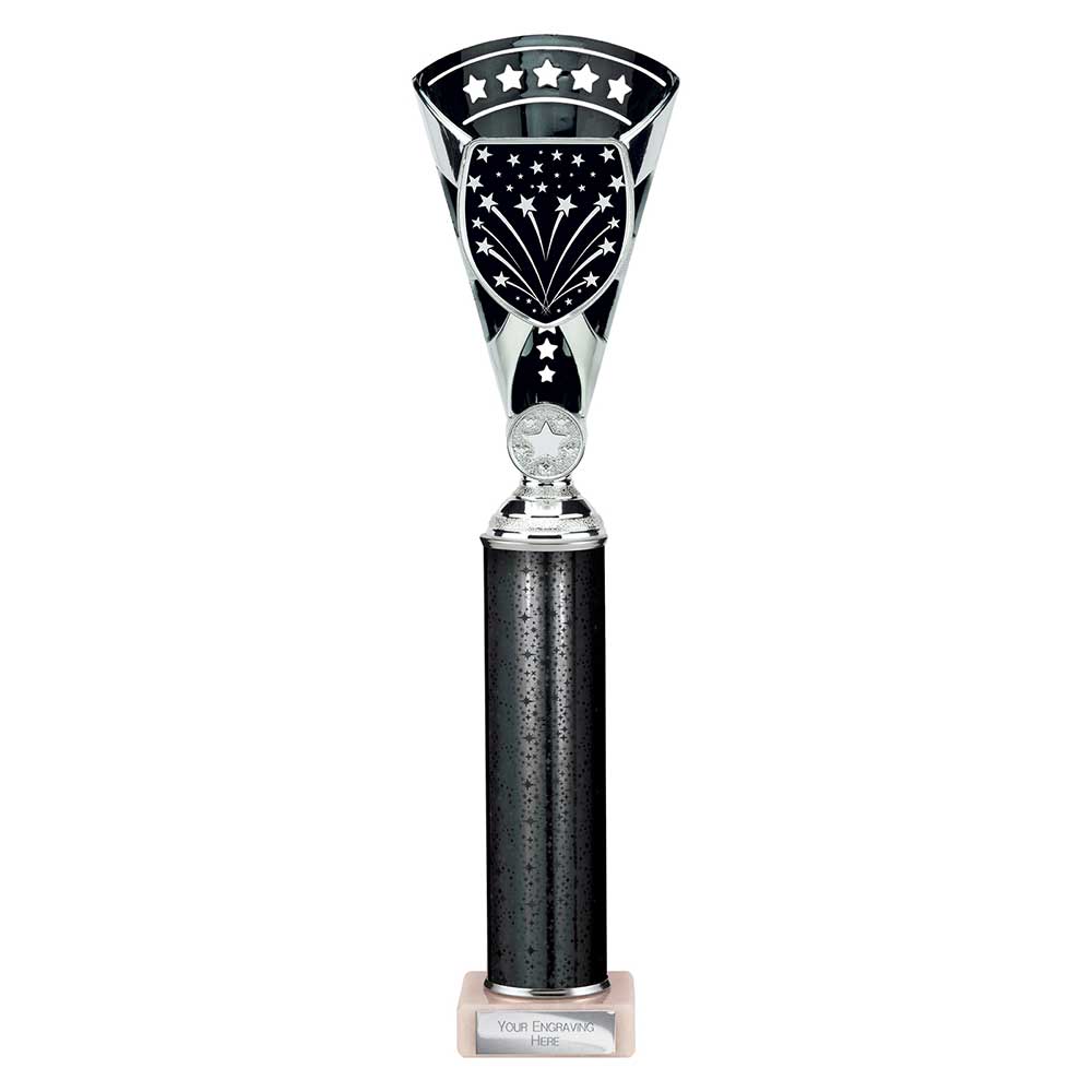 Cobra Star Black & Silver Tube Trophy