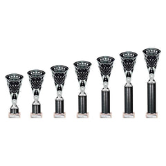 Cobra Star Black & Silver Tube Trophy