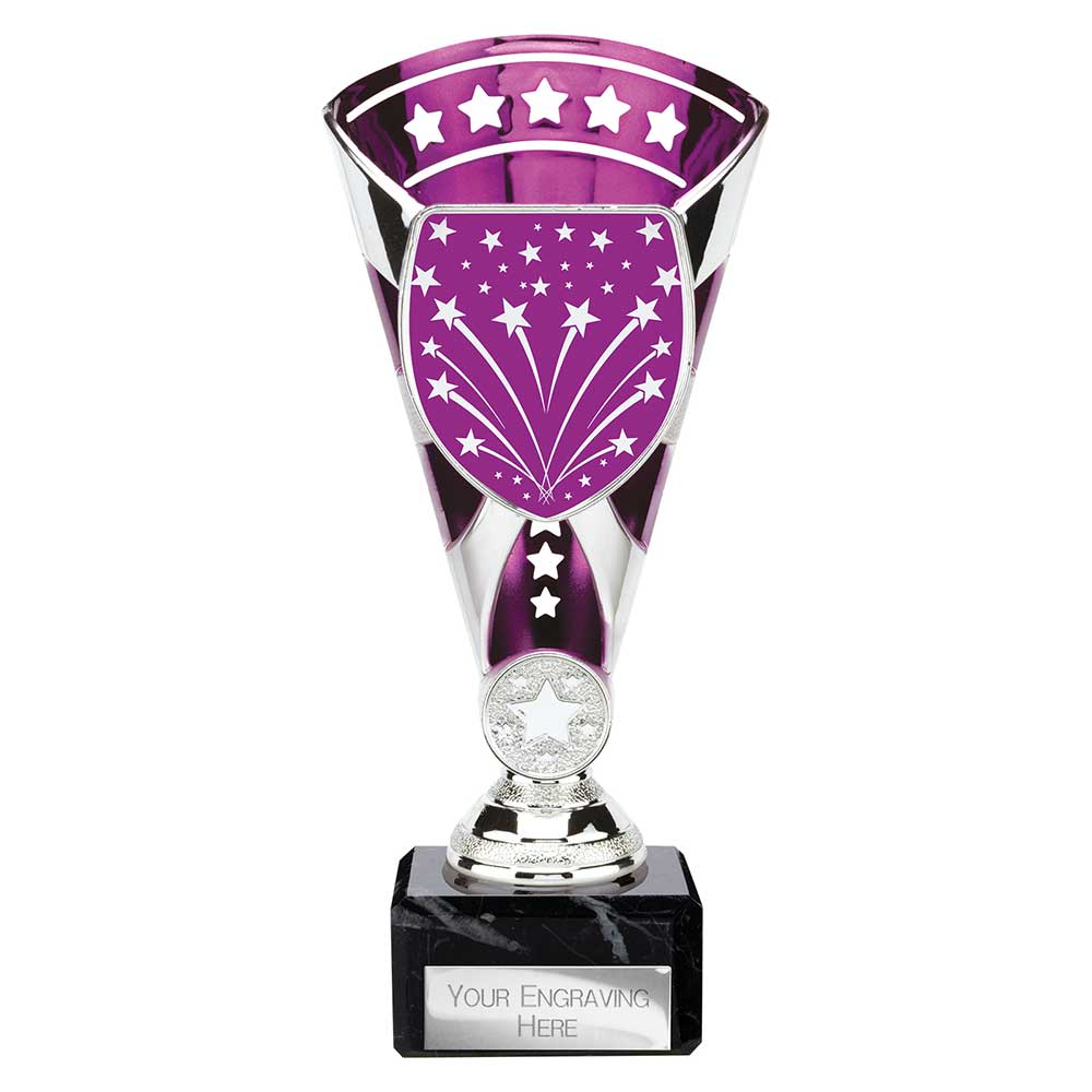 Cobra Star Legend Purple & Silver Trophy