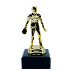 Table Tennis Trophy with Marble Base Gold by School Badges UK