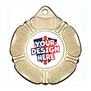 Custom Tudor Rose Gold Medal