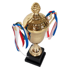 Victory Cup Gold Trophy Top by School Badges UK