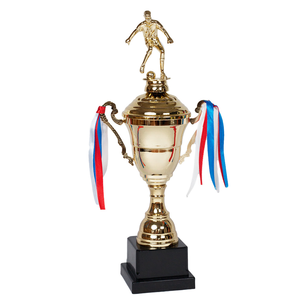 Victory Cup Gold Trophy Topper by School Badges UK