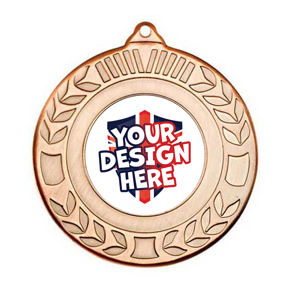 Custom Wreath Bronze Medal