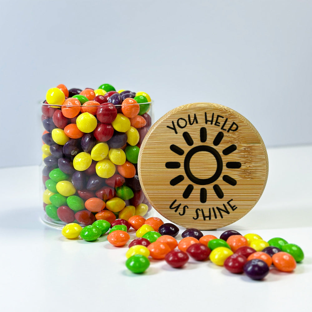 You Help Us Shine Jar by School Badges UK
