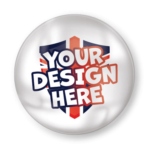 Customised 45mm Plastic Button Badge
