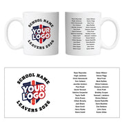 Personalised Graduate Mug with Logo and up to 30 names