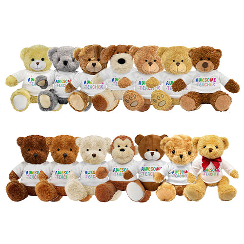Awesome Teacher Teddy Bear - School Badges UK