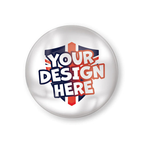 Customised 32mm plastic button badge