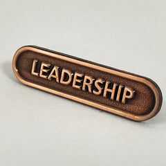 Bronze Leadership Bar Badge **SALE ITEM - 50% OFF**