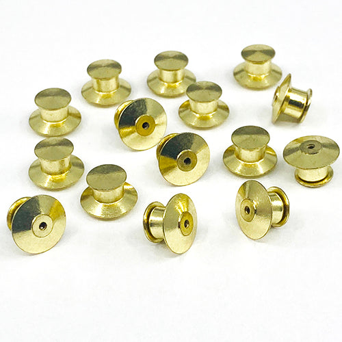 Locking Pin Clasps (Pack of 10) - School Badges UK