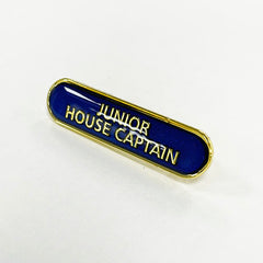 Blue Junior House Captain Bar Badge **SALE ITEM - 50% OFF**