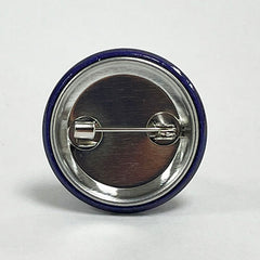PLAIN BLUE/PURPLE PLASTIC BUTTON BADGE (PACK OF 25) WITH METAL BACK **SALE ITEM**