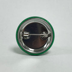 PLAIN GREEN PLASTIC BUTTON BADGE (PACK OF 25) WITH METAL BACK **SALE ITEM**
