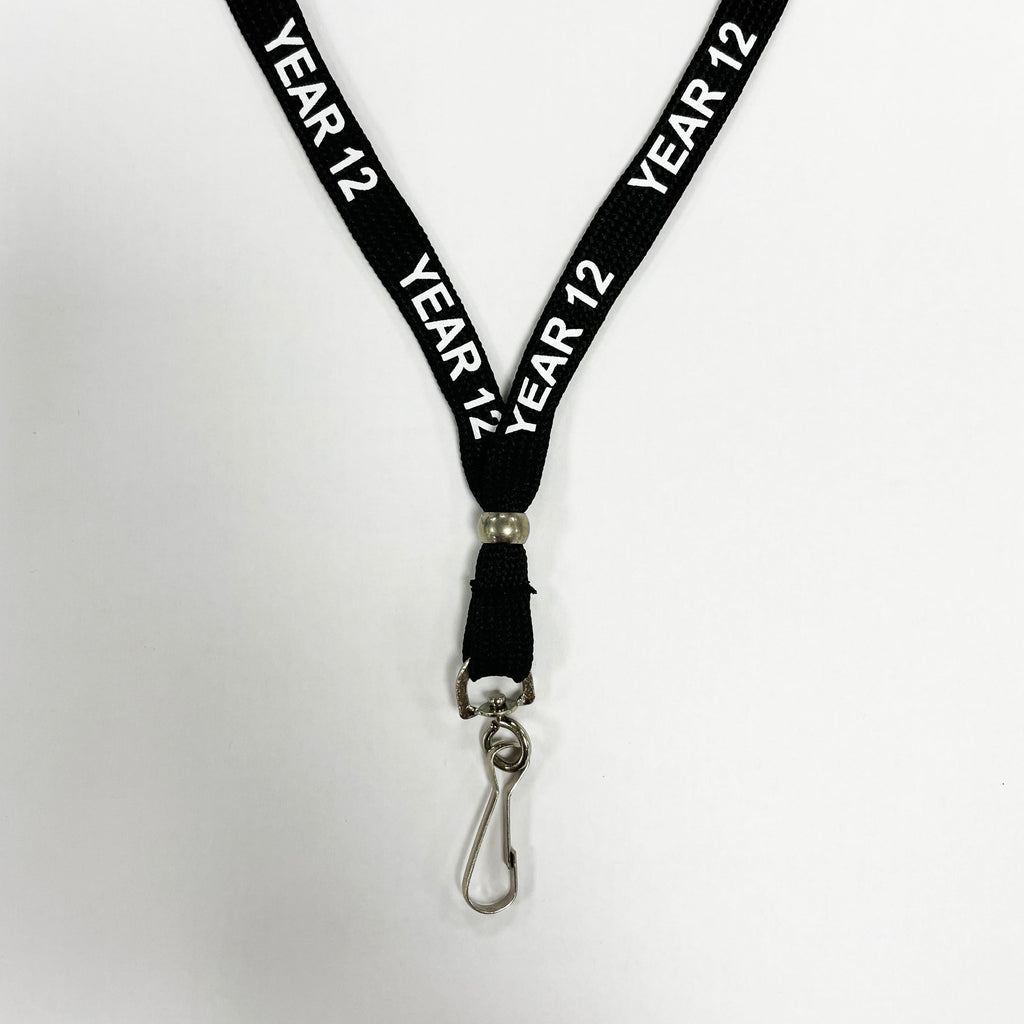 Black Year 12 Lanyard **SALE ITEM - 50% OFF**