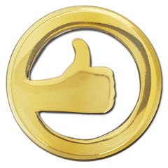 Thumbs Up Badge by School Badges UK