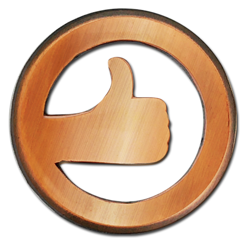 Thumbs Up Badge by School Badges UK