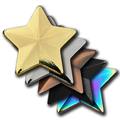 3D Star Badge by School Badges UK