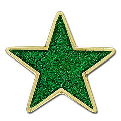 Glitter Star Badge by School Badges UK