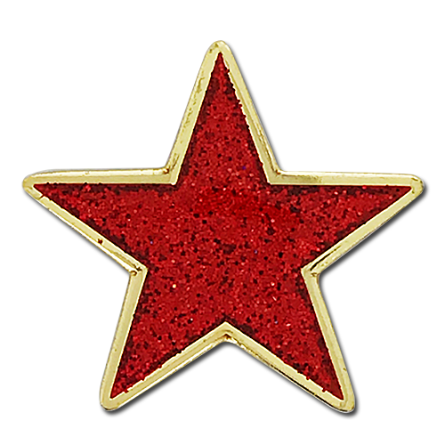 Glitter Star Badge by School Badges UK