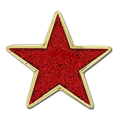 Glitter Star Badge by School Badges UK