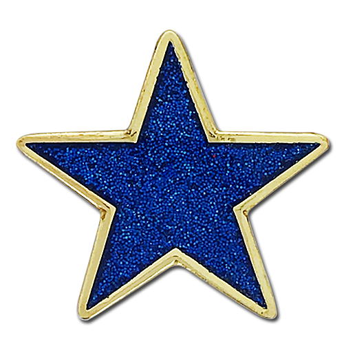 Glitter Star Badge by School Badges UK