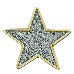 Glitter Star Badge by School Badges UK