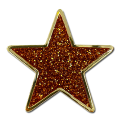 Glitter Star Badge by School Badges UK