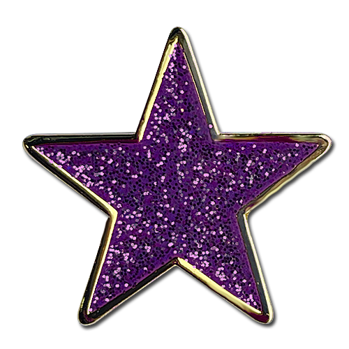 Glitter Star Badge by School Badges UK