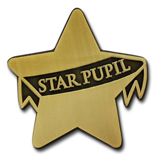 Star Pupil Badge by School Badges UK