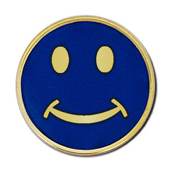 Smiley Round Badge by School Badges UK