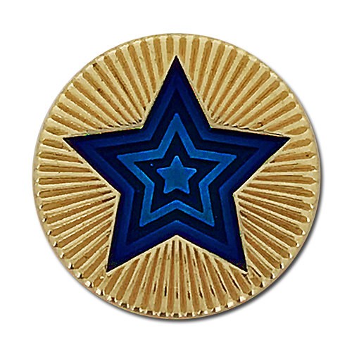 Round Star Badge by School Badges UK