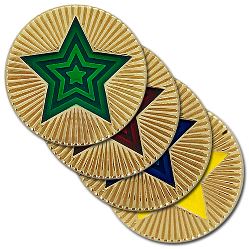 Round Star Badge by School Badges UK