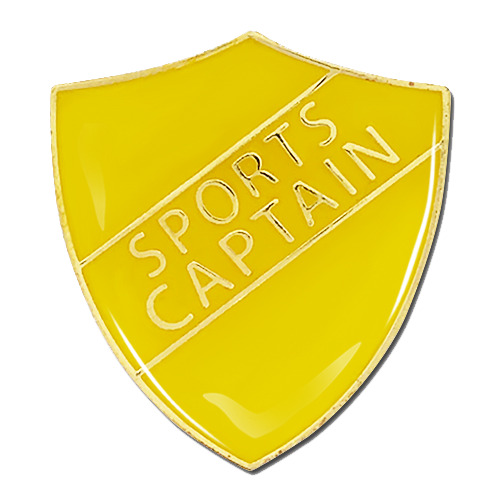 Sports Captain Shield Badge by School Badges UK