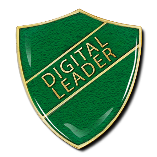 Digital Leader Shield Badge by School Badges UK