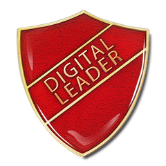 Digital Leader Shield Badge by School Badges UK