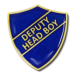 Deputy Head Boy Shield Badge by School Badges UK