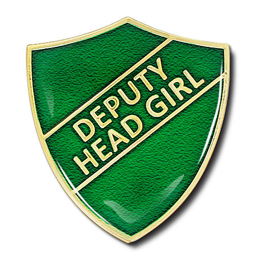 Deputy Head Girl Shield Badge by School Badges UK