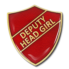 Deputy Head Girl Shield Badge by School Badges UK