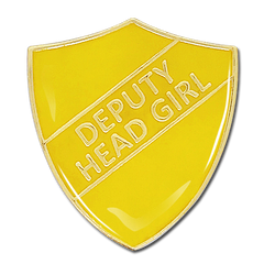 Deputy Head Girl Shield Badge by School Badges UK