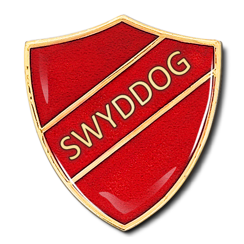 Swyddog Shield Badge by School Badges UK