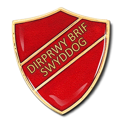 Dirprwy Brif Swyddog Shield Badge by School Badges UK