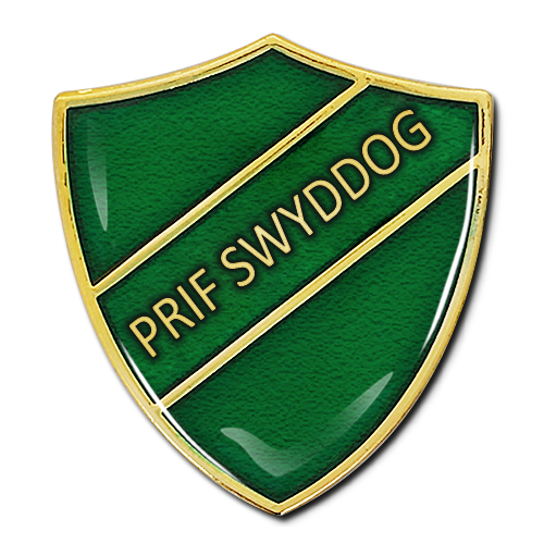 Prif Swyddog Shield Badge by School Badges UK