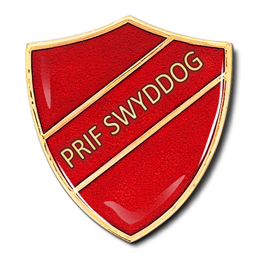 Prif Swyddog Shield Badge by School Badges UK
