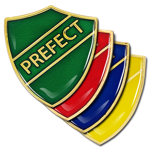 Prefect Shield Badge by School Badges UK