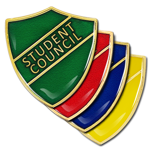 Student Council Shield Badge by School Badges UK